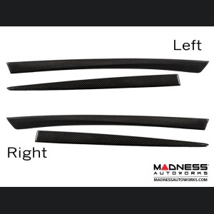 BMW 5 Series Inner Door Trim Covers - Carbon Fiber - F10 / F11 